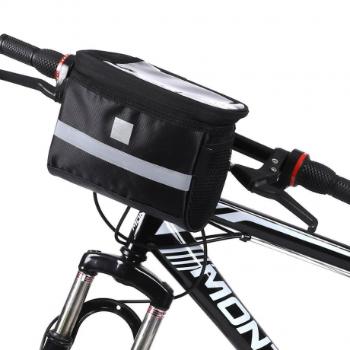 MG Handlebar cyklistická taška na riadidlá bicykla 2L, čierna (WBB12BK)