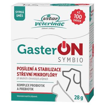 VITAR Veterinae GasterON Symbio Probiotiká a prebiotiká pre psov a mačky 28 g