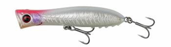 Savage gear wobler gravity popper floating white glow - 11 cm 25 g