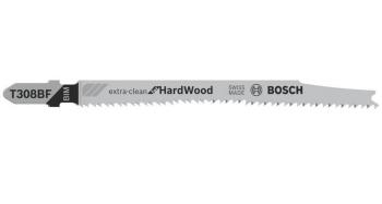 Bosch Accessories 2608636569 Jigsaw blade T 308 BF Extraclean for Hard Wood 5 ks