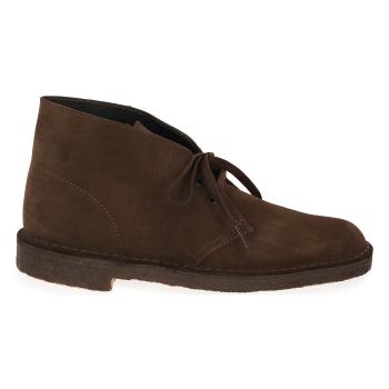 Clarks  DESERT BOOT BROWN  Čižmy Hnedá