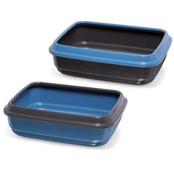 IMAC Mačací záchod z recyklovaného plastu – modrý – D 50 × Š 40 × V 14,5 cm (8021799417727)