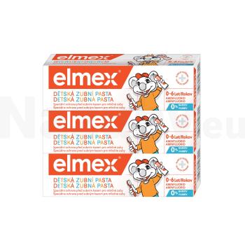 Elmex Kids detská zubná pasta 3x50 ml