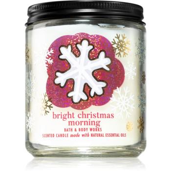 Bath & Body Works Bright Christmas Morning vonná sviečka III. 198 g