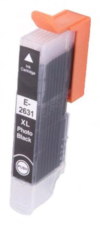 EPSON T2631-XL (C13T26314010) - kompatibilná cartridge, fotočierna, 16ml