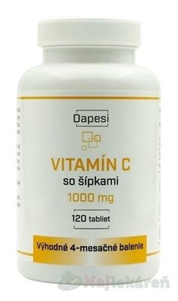 Dapesi VITAMÍN C so šípkami 1000 mg, 120 tbl