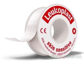 LEUKOPLAST SKIN SENSITIVE náplasť na cievke, 2,5cmx2,6m 1ks