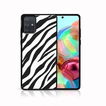 MY ART Silikónový kryt Samsung Galaxy A71 ZEBRA (049)