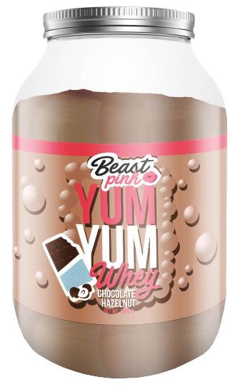 GymBeam BeastPink Yum Yum Whey White chocolate coconut 1000 g