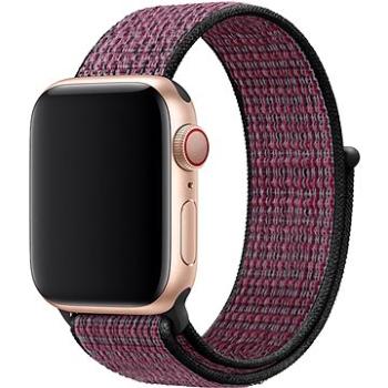 Eternico Airy na Apple Watch 38 mm/40 mm/41 mm  Fig Purple and Black edge (AET-AWAY-FiPuB-38)