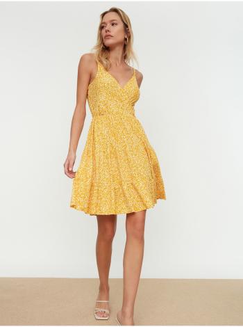 Žlté letné šaty Trendyol