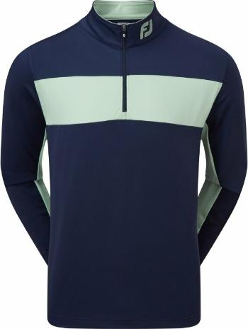 Footjoy Engineered Chest Stripe Chill-Out Mens Midlayer Navy/Sage S