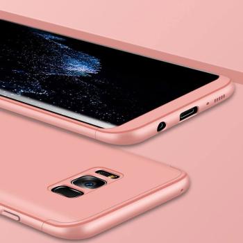 360° Ochranný kryt Samsung Galaxy S8 Plus ružový