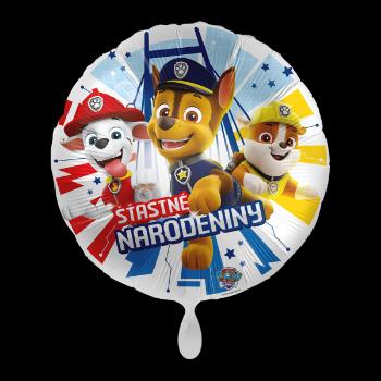 Fóliový balón - Šťastné narodeniny Paw Patrol