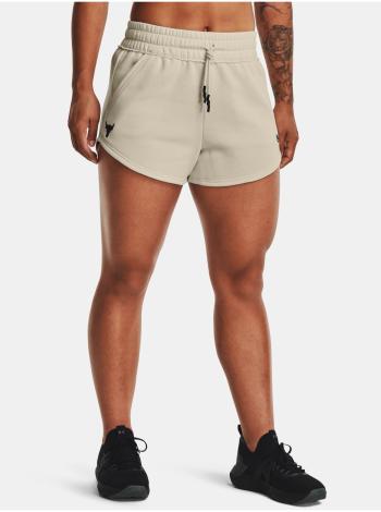 Kraťasy Under Armour UA Prjct Rock Fleece Short - hnedá