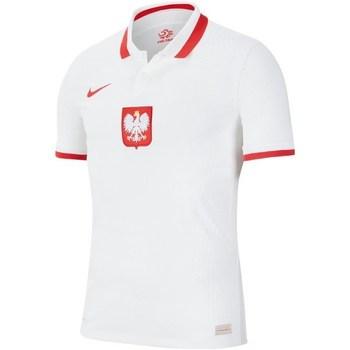 Nike  Tričká s krátkym rukávom Polska Vapor Match Home 2021  Biela