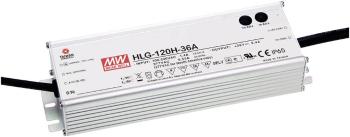 Mean Well HLG-120H-C1400A LED driver, napájací zdroj pre LED  konštantný prúd 151 W 1.4 A 54 - 108 V/DC PFC spínacie obv