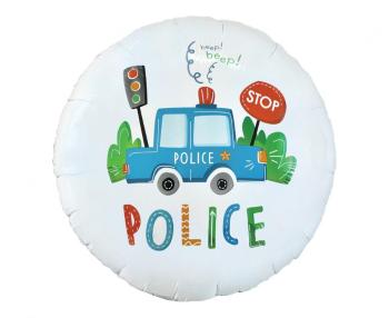 Fóliový balón - Polícia, 46 cm