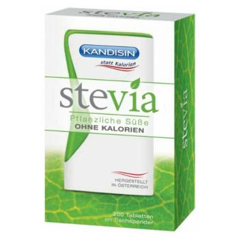 KANDISIN Stevia prírodné sladidlo s dávkovačom 200 tabliet
