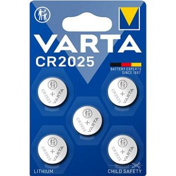 VARTA špeciálna lítiová batéria CR 2025 5 ks (6025101415)