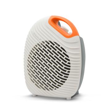 Multifunkčný ohrievač/ventilátor bielo-oranžový - 1800 / 2000W