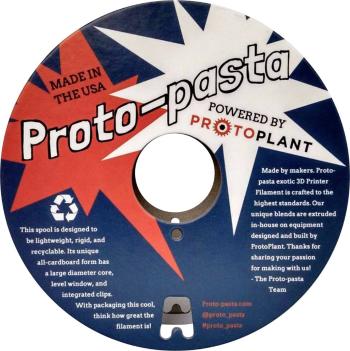 Proto-Pasta CFP11705 Original Carbon Fiber PLA vlákno pre 3D tlačiarne PLA plast   1.75 mm 500 g karbón  1 ks