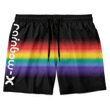 Pánske plavky short – Rainbow gradient (Veľkosť: L)