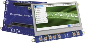 4D Systems 4DCAPE-43T model dotykovej obrazovky 10.9 cm (4.3 palca) 480 x 272 Pixel Vhodné pre: BeagleBone
