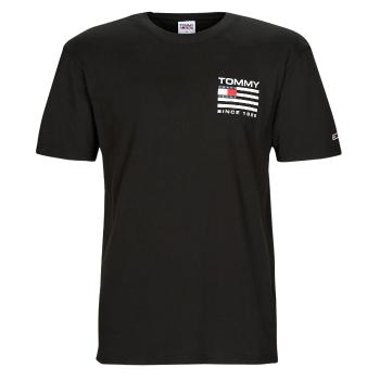 Tommy Jeans  TJM CLSC RWB BACK LOGO TEE  Tričká s krátkym rukávom Čierna