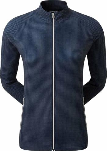 Footjoy Houndstooth Print Woven Jacket Navy S