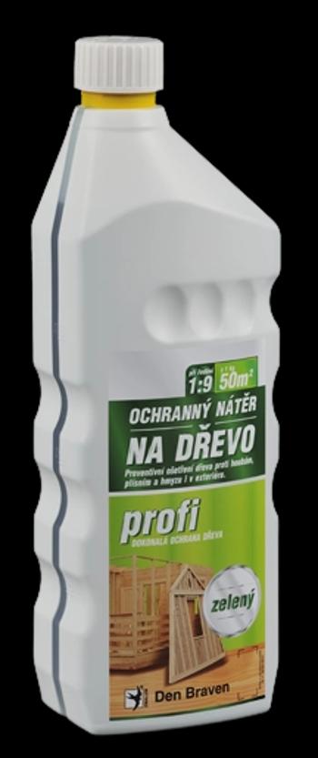 DEN BRAVEN - Ochranný náter na drevo PROFI 1 kg hnedá