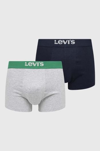 Boxerky Levi's 2-pak pánske, šedá farba