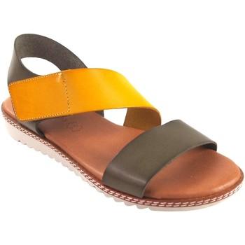 Eva Frutos  Univerzálna športová obuv Dámske sandále  2224 khaki  Žltá