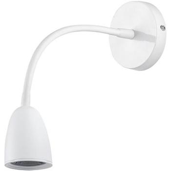 LED nástenná lampička, stmievateľná, 4 W, 280 lm, 3000 K, biela (WO54-W)