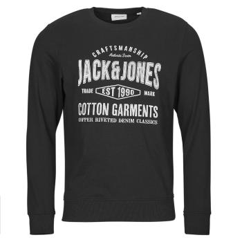 Jack & Jones  JJJEANS  Mikiny Čierna