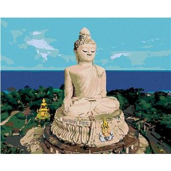 Maľovanie podľa čísel - Budha a oceán (HRAbz33159nad)