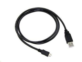 Kabel C-TECH CB-USB2M-20B USB 2.0 AM/Micro, 2m, černý