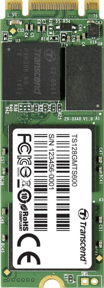 Transcend 600 128 GB interný SSD disk SATA M.2 2260 M.2 SATA 6 Gb / s Retail TS128GMTS600