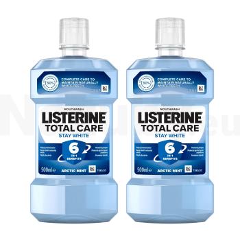 Listerine Stay White ústna voda 2x500 ml