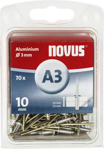 Novus 110057020 slepý nit (Ø x d) 3 mm x 10 mm  hliník  hliník  70 ks