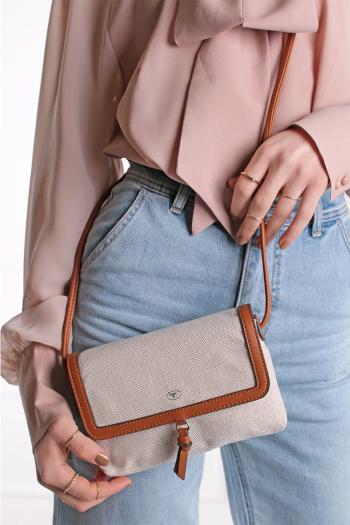 Béžovo-škoricová crossbody kabelka Luna Summer