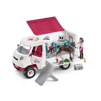 SCHLEICH MOBILNA VETERINARNA KLINIKA S KOBYLOU A OSETROVATELOM, NEW /42439/