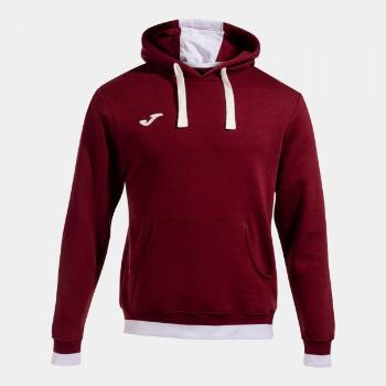 CONFORT II HOODIE BURGUNDY WHITE M