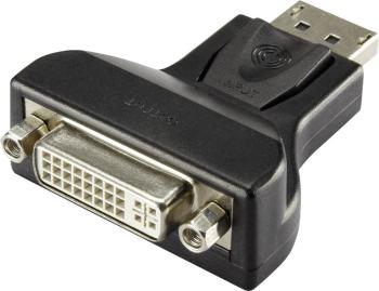 Renkforce RF-4212237 DisplayPort / DVI adaptér [1x zástrčka DisplayPort - 1x DVI zásuvka 24+5-pólová] čierna