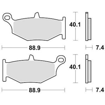 Braking brzdové doštičky (sinterová zmes CM56) (2 ks) M501 – 286 (M501-286)