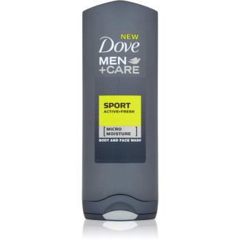 Dove Men+Care Active + Fresh sprchový gél na telo a tvár 250 ml