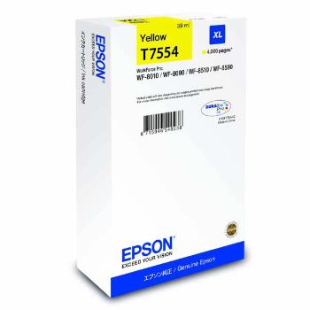 EPSON T7554 (C13T755440) - originálna cartridge, žltá, 4000 strán