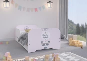 Detská posteľ MIKI 160 x 80 cm - Panda posteľ + úložný priestor