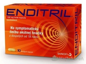 ENDITRIL 100 mg na liečbu hnačky 10 kapsúl