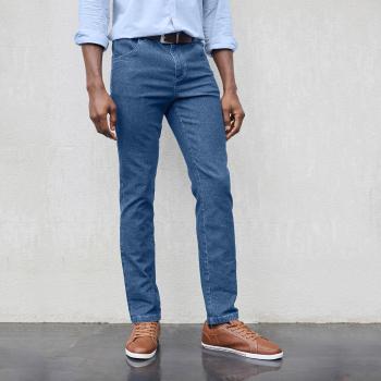 Blancheporte Extra pohodlné džínsy s pružným pásom, vnútorná dĺžka nohavíc 82 cm denim 48